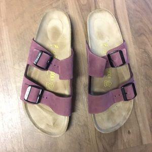 Purple Birkenstock Sandals Suede Size 42 (11-11.5)